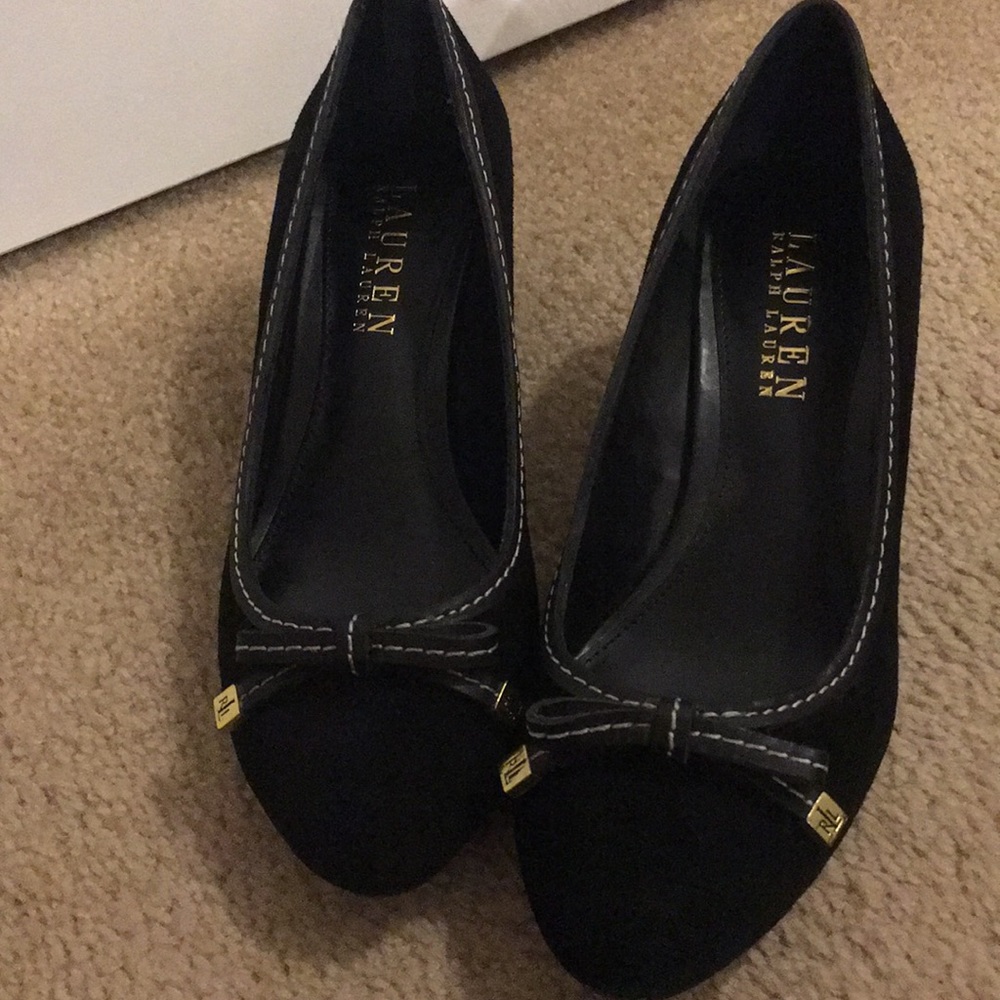 Size 7.5 Ralph Lauren Wedge Heel